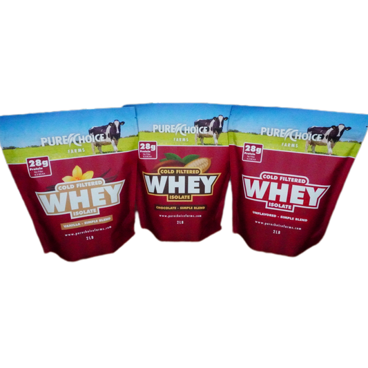 3 Flavor Whey Protein Isolate Combos - Drive Nutrition 