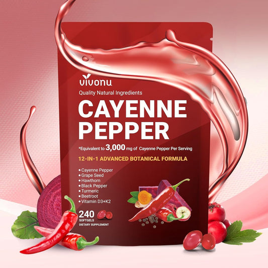 Cayenne Heart & Circulation Support - Drive Nutrition 